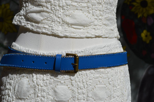 studded leather belt