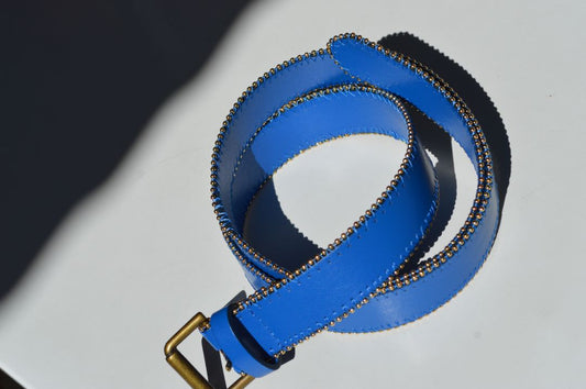 studded leather belt