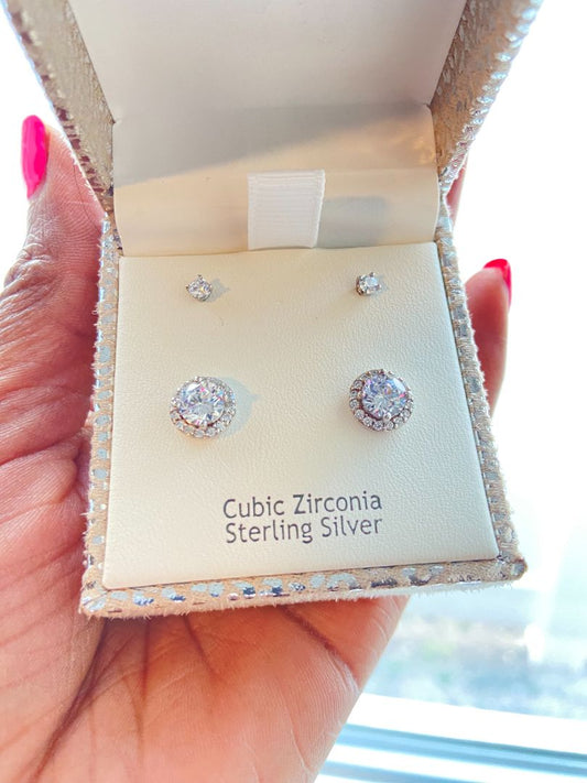 sterling 2 stud set