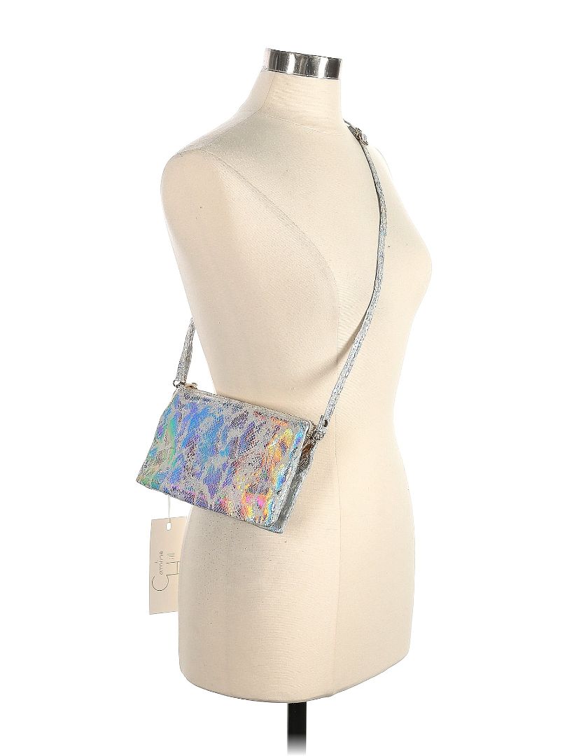 metallic animal print crossbody