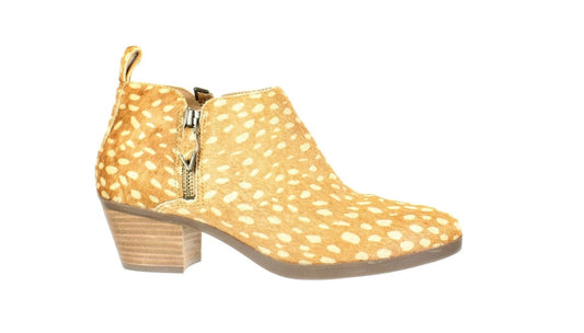 beige Vionic heeled ankle boots, 4.5/37.5