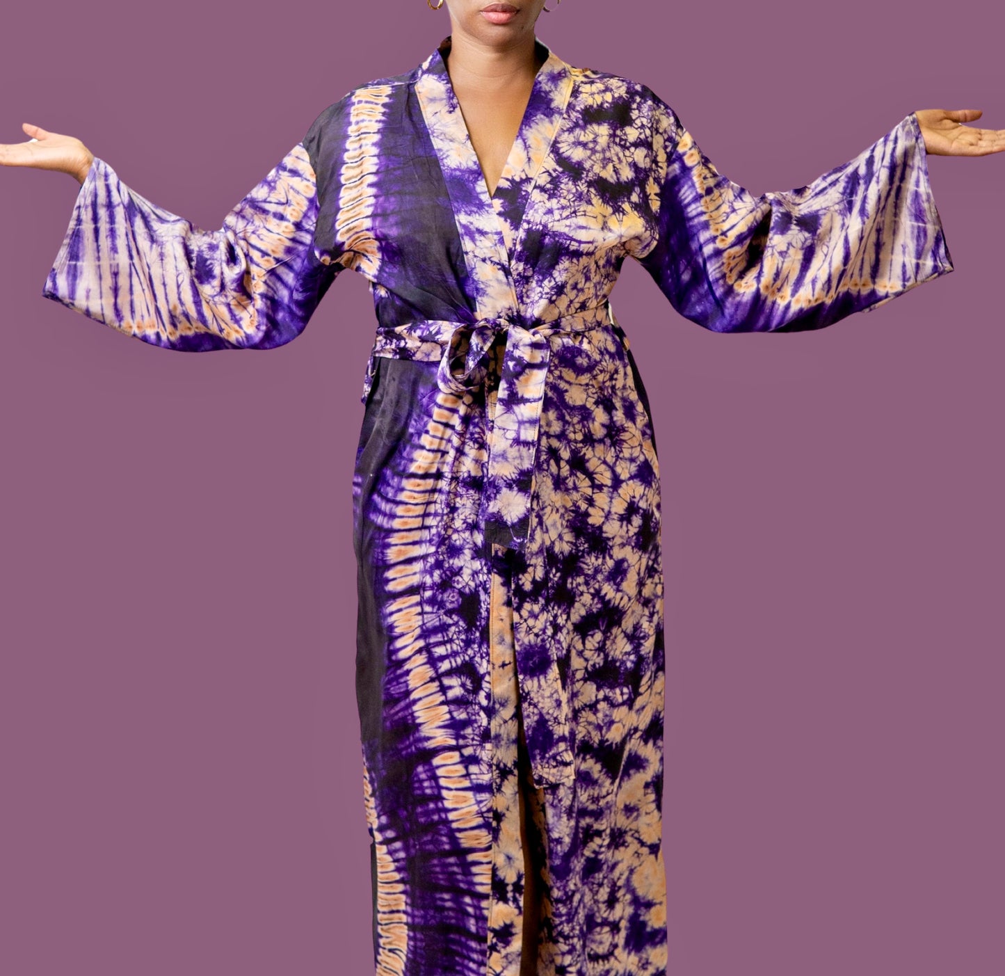 Multi Alatu Sauki adire kimono, To fit
