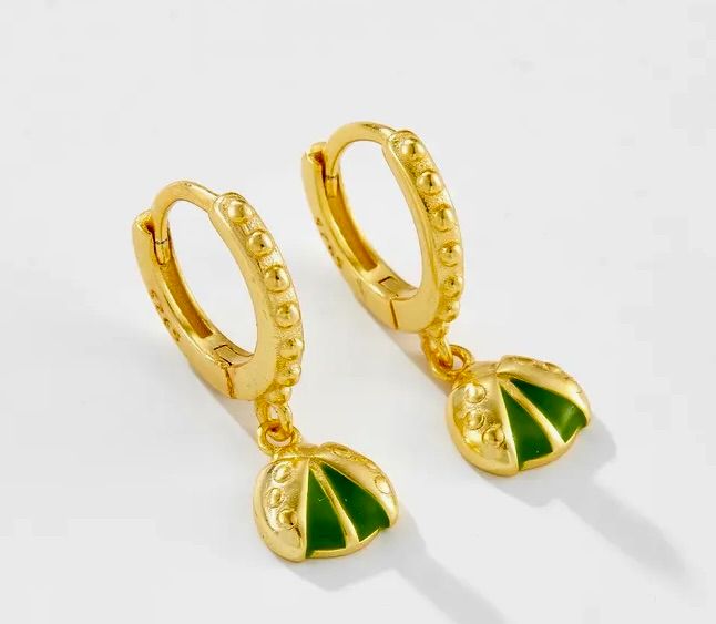 SIL. Insect Drop Earrings