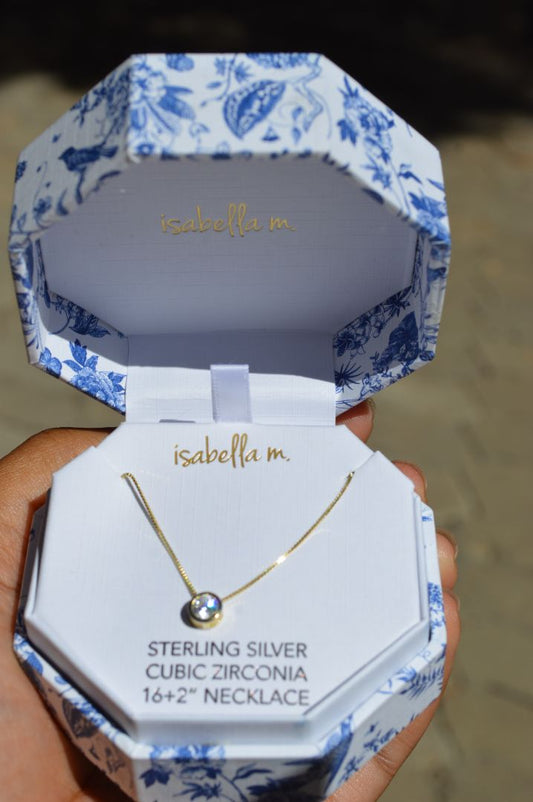 cubic pendant necklace