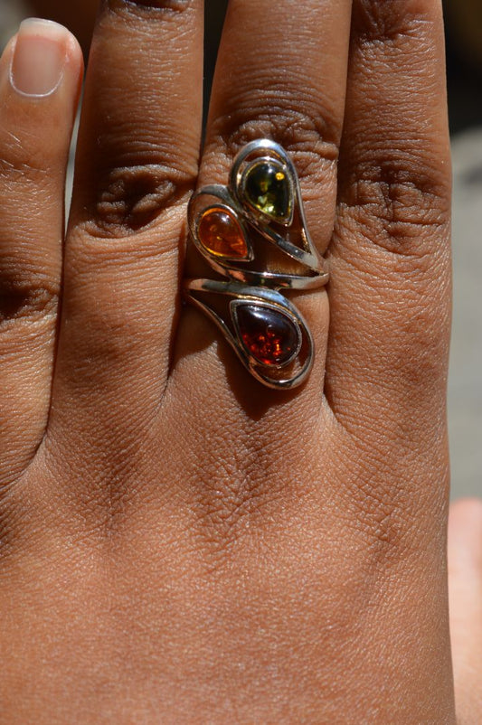 chunky turquoise ring
