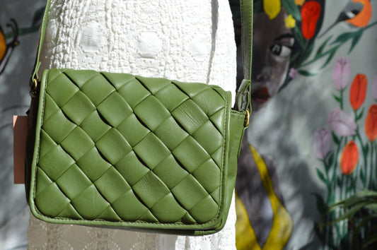woven crossbody bag