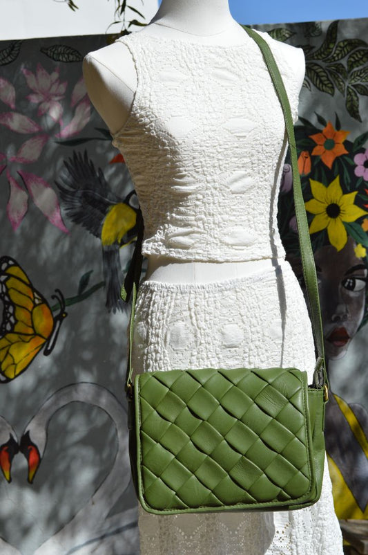 woven crossbody bag