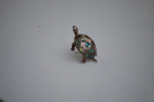 antique turtle brooch