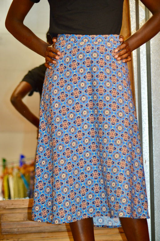 a line print skirt