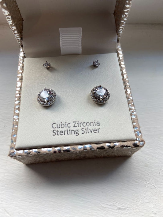 sterling 2 stud set