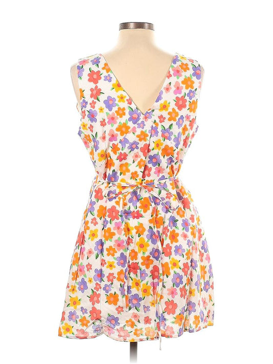 daisy print dress