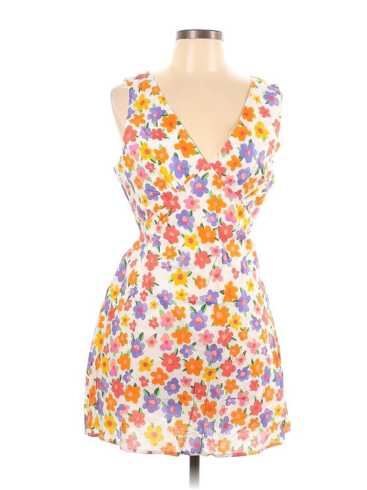 daisy print dress