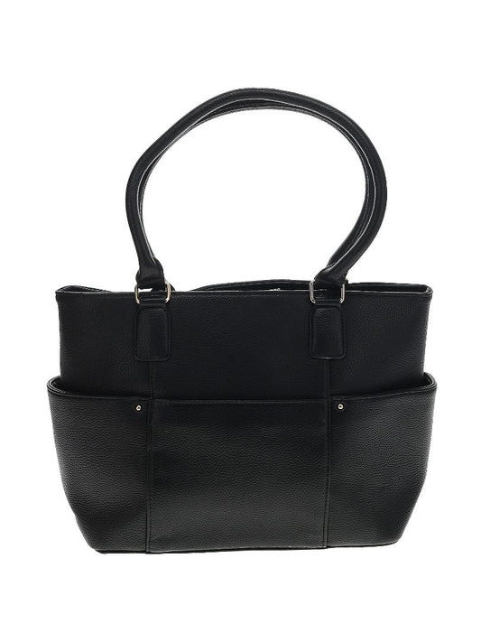 black signature shoulder/tote bag, 35cm w x 29cm h x 17.14cm d