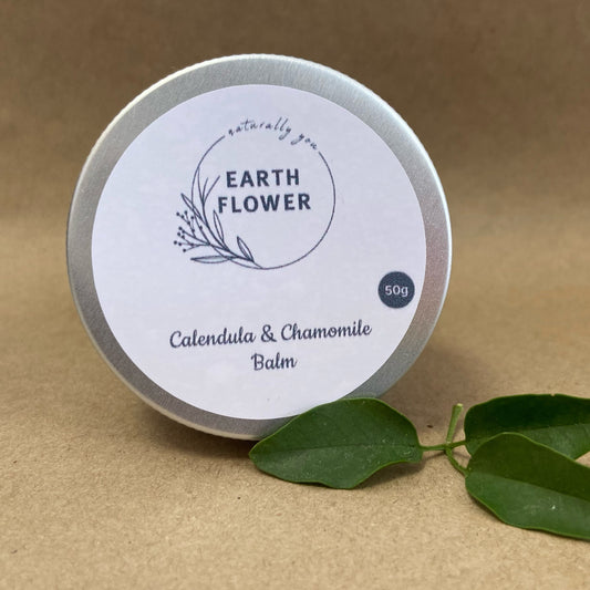 natural earth flower calendula & chamomile balm, 50g